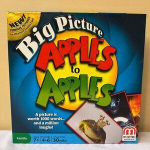 Big Picture Apples To Apples Card Game / All Pieces Included